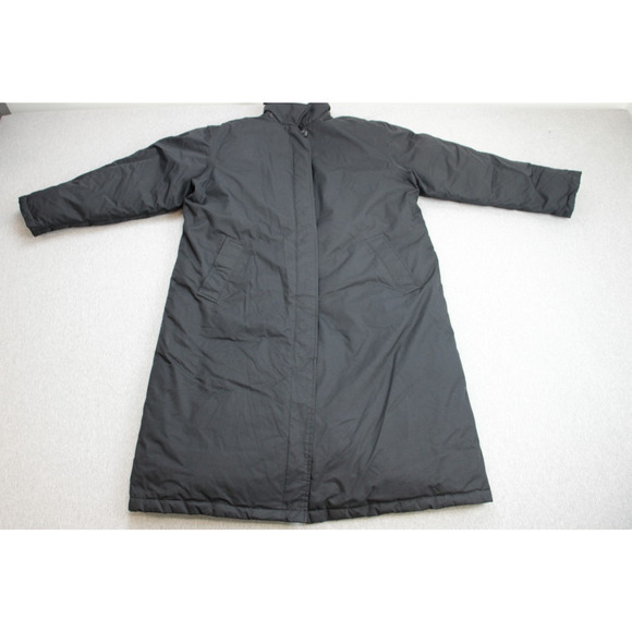 Lands' End Jackets & Blazers - Lands End Jacket Womens L/P 14-16 Black Winter Puffer Goosedown Nylon Shell